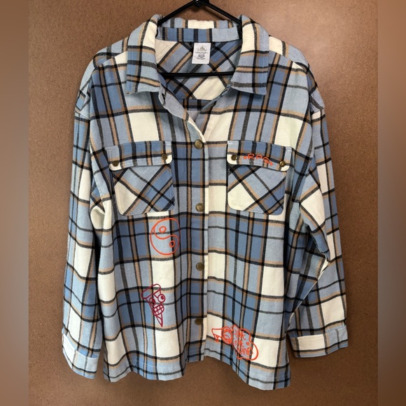 Disney Turning Red Flannel – Women’s Oversized / Unisex L. - Picture 2 of 9